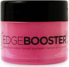 A pink container of edge booster