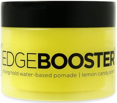 A tub of edge booster is shown.