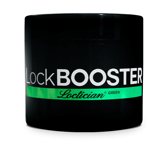 A black container with the words lockbooster written on it.